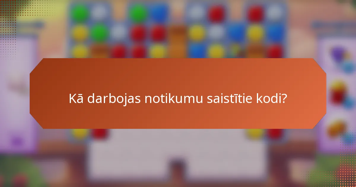 Kā darbojas notikumu saistītie kodi?
