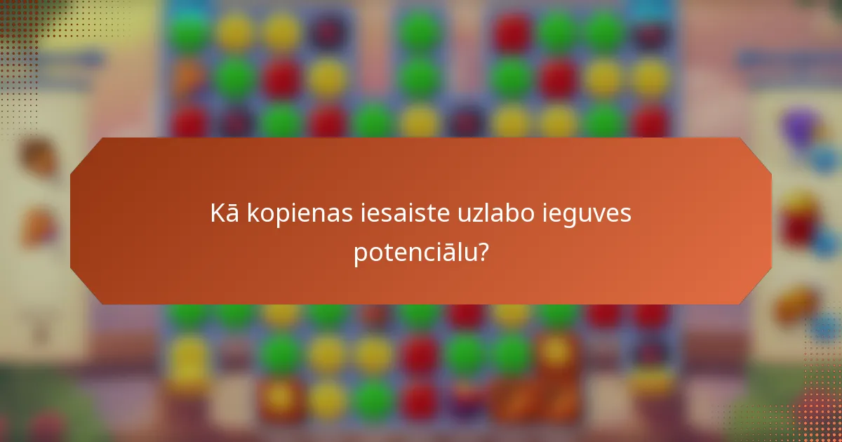 Kā kopienas iesaiste uzlabo ieguves potenciālu?