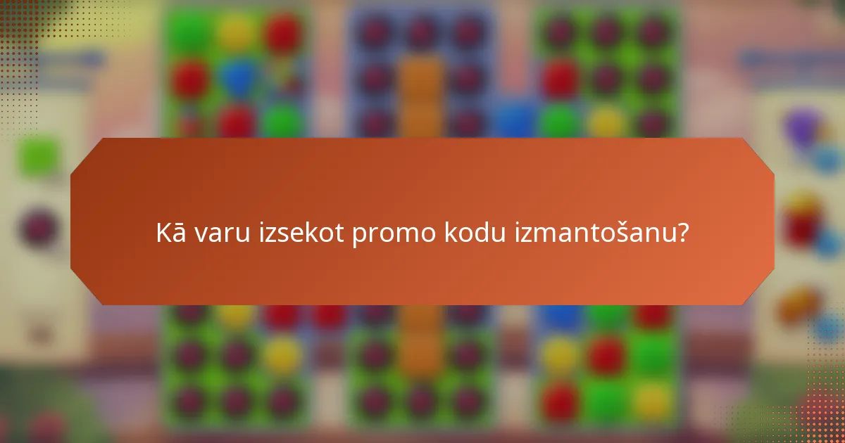 Kā varu izsekot promo kodu izmantošanu?