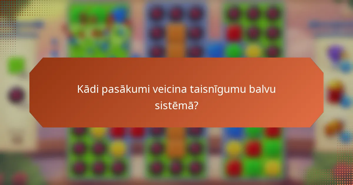 Kādi pasākumi veicina taisnīgumu balvu sistēmā?